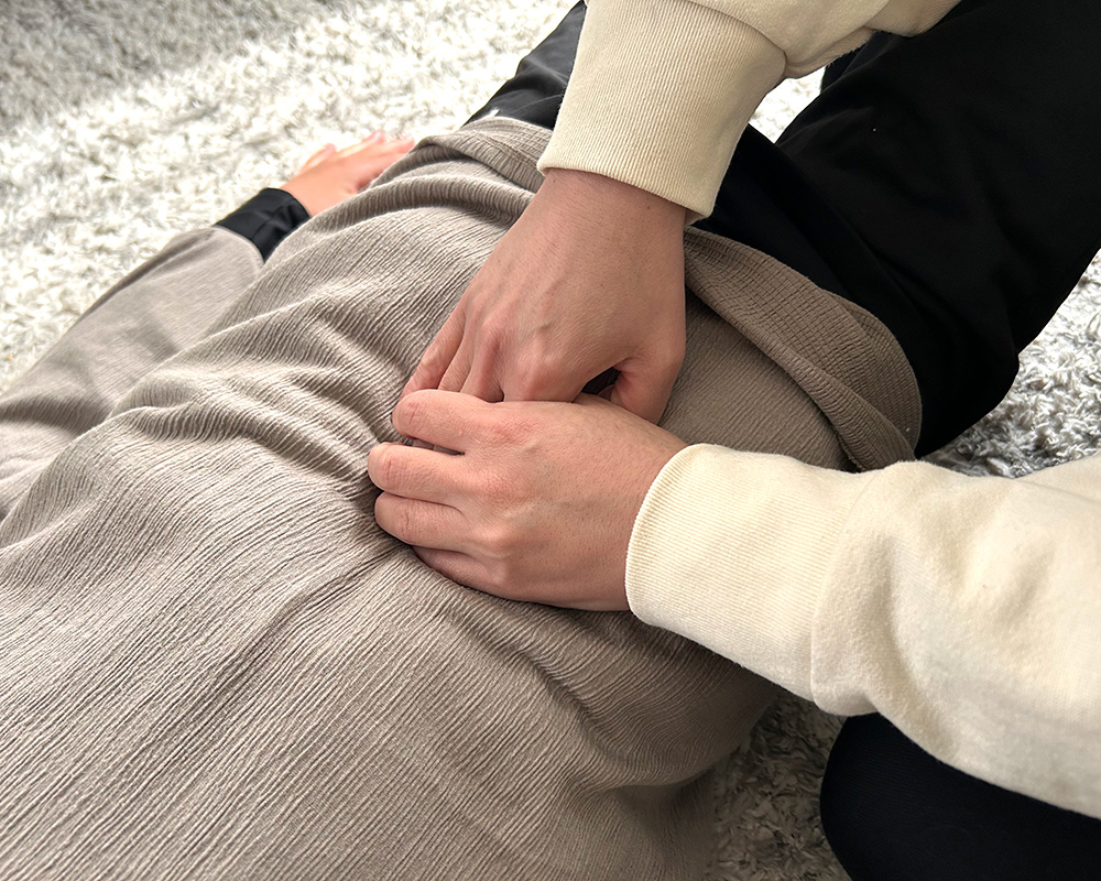子宮ケアお腹マッサージ